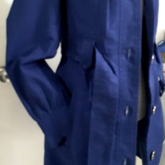 The limited long coat blue S button down trench - Picture 4 of 11